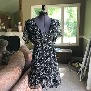BP Polka Dot Wrap Dress